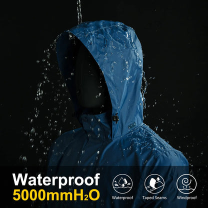 33,000ft Men's Lightweight Waterproof Rain Jacket