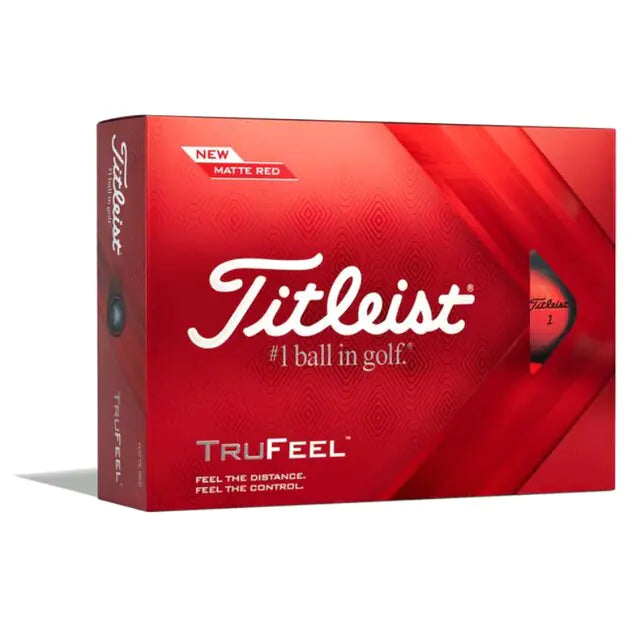 2022 Titleist TruFeel Soft Touch Golf Balls, 12 Pack, White