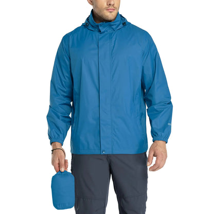 33,000ft Men's Lightweight Waterproof Rain Jacket