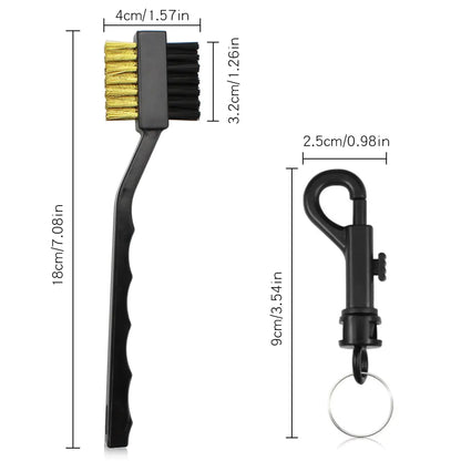 Golf Club Cleaner with Carabiner Sharpener