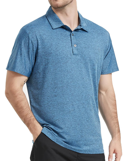 Mens Quick Dry Golf Polo 5-Pack