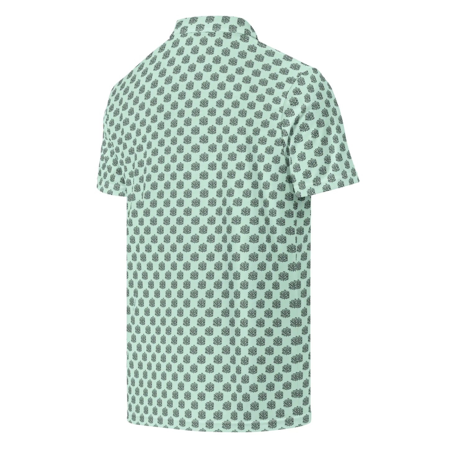 Men’s Mint Coral Athletic Golf Polo