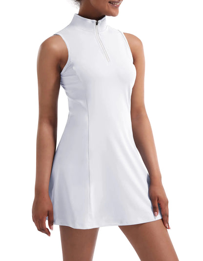 Women's Sleeveless Tennis & Golf Dress with Pockets