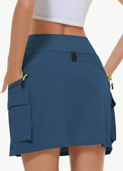 Women's Quick-Dry Hiking Skort with Zip Pockets