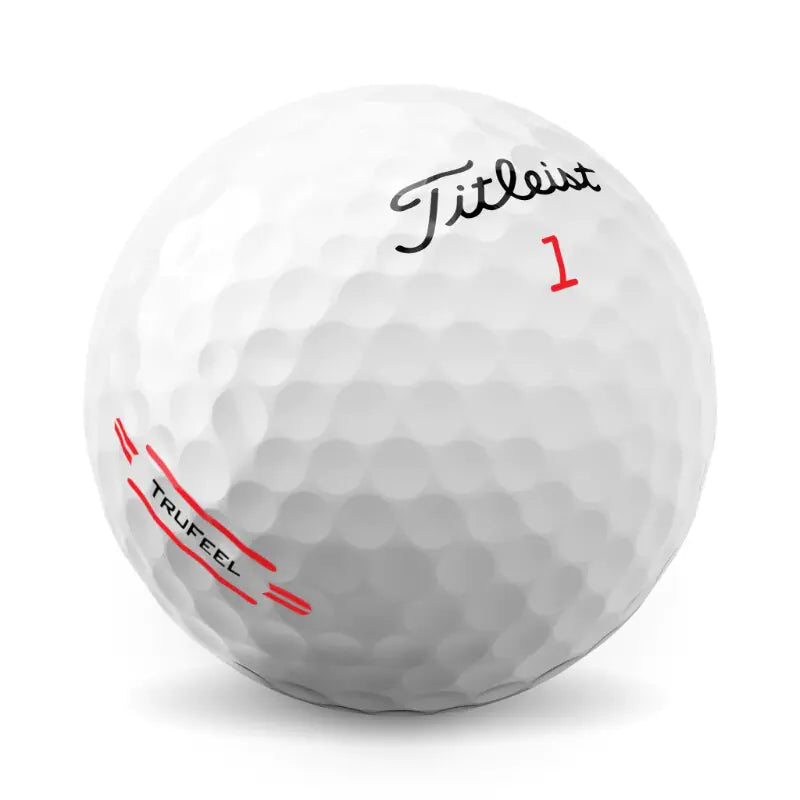 2022 Titleist TruFeel Soft Touch Golf Balls, 12 Pack, White