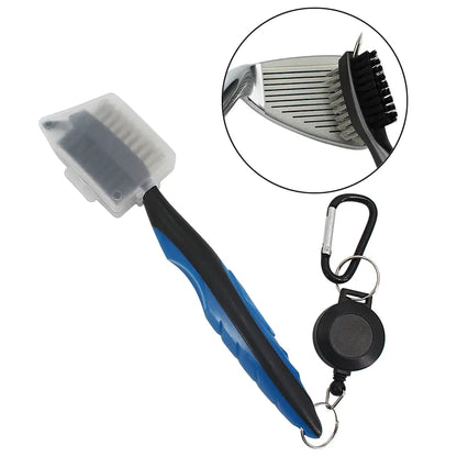 Golf Club Cleaner with Carabiner Sharpener